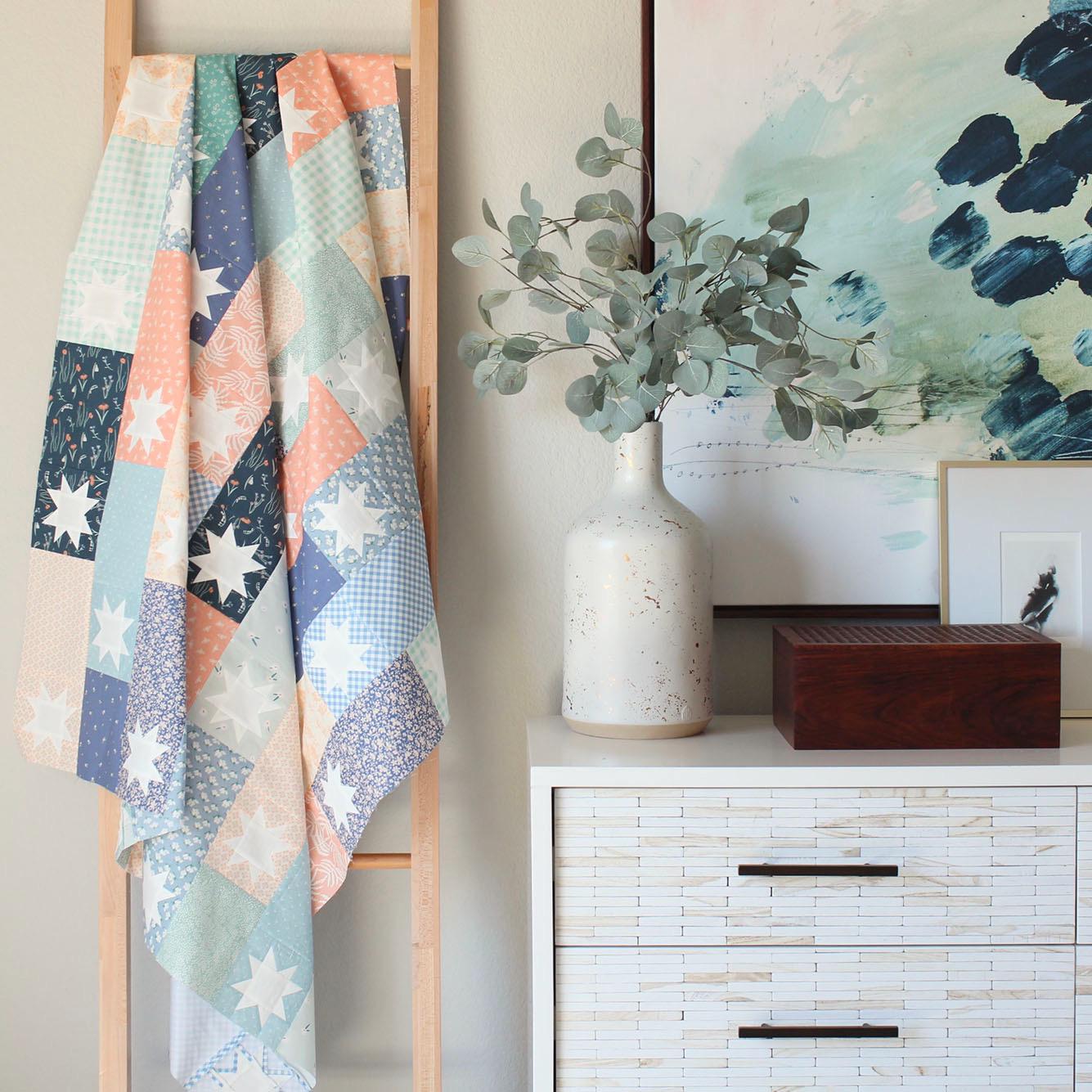 Modernly Morgan Starlets Quilt Pattern - 4 Size Variations Per Pattern MM-017