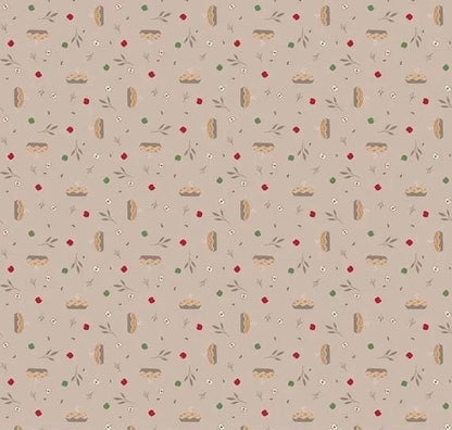 Riley Blake Jennifer Long To Grandmother's House Fabric Collection Grandma's Apple Pie on Harvest Premium 100% Cotton Fabrics