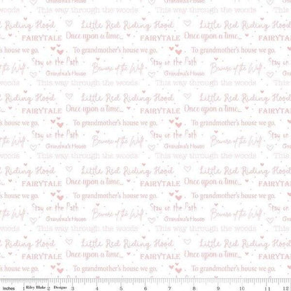 Riley Blake Jennifer Long To Grandmother's House Fabric Collection Little Red Storybook on Cloud Premium 100% Cotton Fabrics