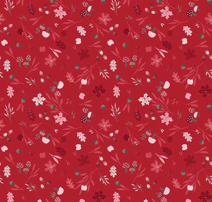 Riley Blake Jennifer Long To Grandmother's House Fabric Collection Foraging in the Forest on Berry Premium 100% Cotton Fabrics