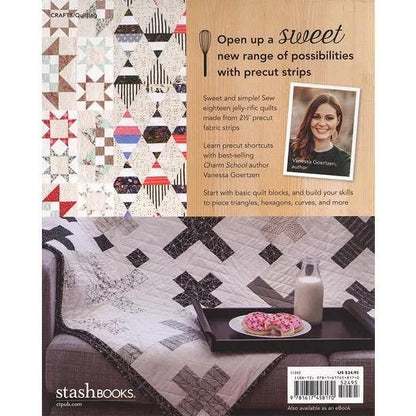 Stashbooks Vanessa Goertzen Jelly Filled Quilts Pattern Book - 18 Quilts From 2.5" Strips (Softcover)