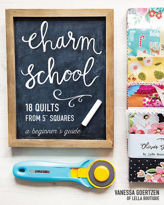 Stashbooks Vanessa Goertzen Charm School Quilts Pattern Book - 18 Quilts From 5" Squares (Softcover)