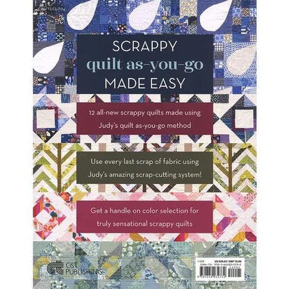 Judy Gauthier Quilt As-You-Go For Scrap Lovers Quilts Pattern Book - 12 Projects Per Book (Softcover)