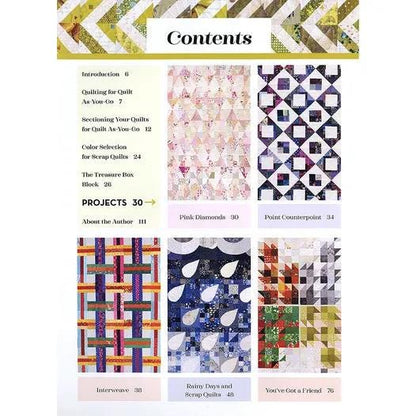 Judy Gauthier Quilt As-You-Go For Scrap Lovers Quilts Pattern Book - 12 Projects Per Book (Softcover)