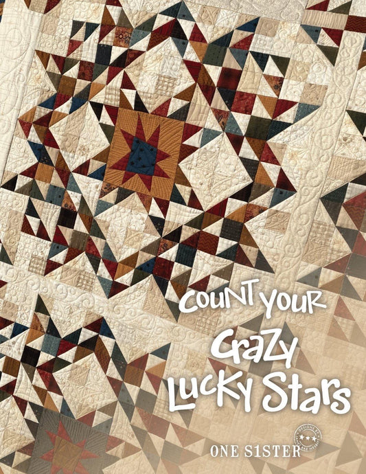 One Sister Count Your Crazy Lucky Stars Quilt Pattern Book (Softcover)