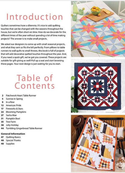 Annie's Quilting Quilted Projects for All Seasons Pattern Book - 11 Great Designs to Stitch All Year Long (Softcover) A141528