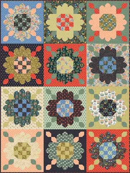 Riley Blake Zinnia Seeds Quilt Kit Featuring Danelys Sidron Wanderlust Fabric Collection Finished Size: 57"x76"