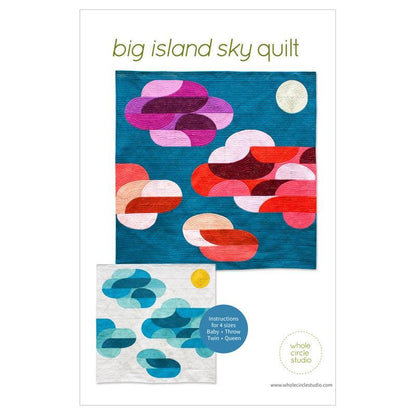 Whole Circle Studio Big Island Sky Quilt Pattern - 4 Size Variations Per Pattern
