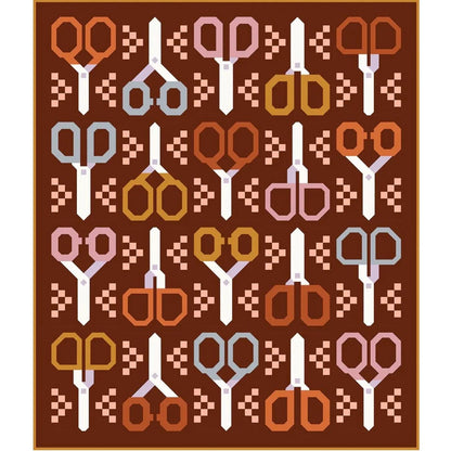 Pen + Paper Patterns Stay Sharp Quilt Pattern Finished Size: 58"x67.5” (Optional Fineline Glue Tip Sets Available)