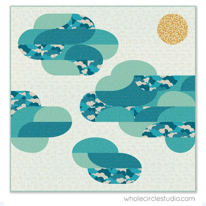 Whole Circle Studio Big Island Sky Quilt Pattern - 4 Size Variations Per Pattern