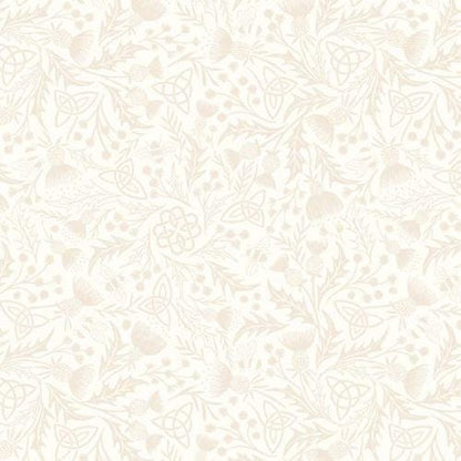 Lewis & Irene Tiny Tonals Fabric Collection Celtic Knots Cream on Cream Premium 100% Cotton Quilt Shop Quality Fabrics TT25