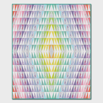 Sew Kind of Wonderful Tripping Out Quilt Pattern Finished Size: 64"x84"