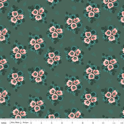 LAST BOLT!! Riley Blake Porch Swing Fabric Collection Vignettes on Hunter Premium 100% Cotton Quilt Shop Quality Fabrics