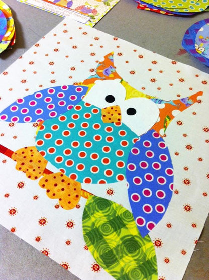 Jennifer Heynen Creative Co Okey Dokey Owl and Friends Quilt Pattern Finished Size: 36"x48" PT-0136