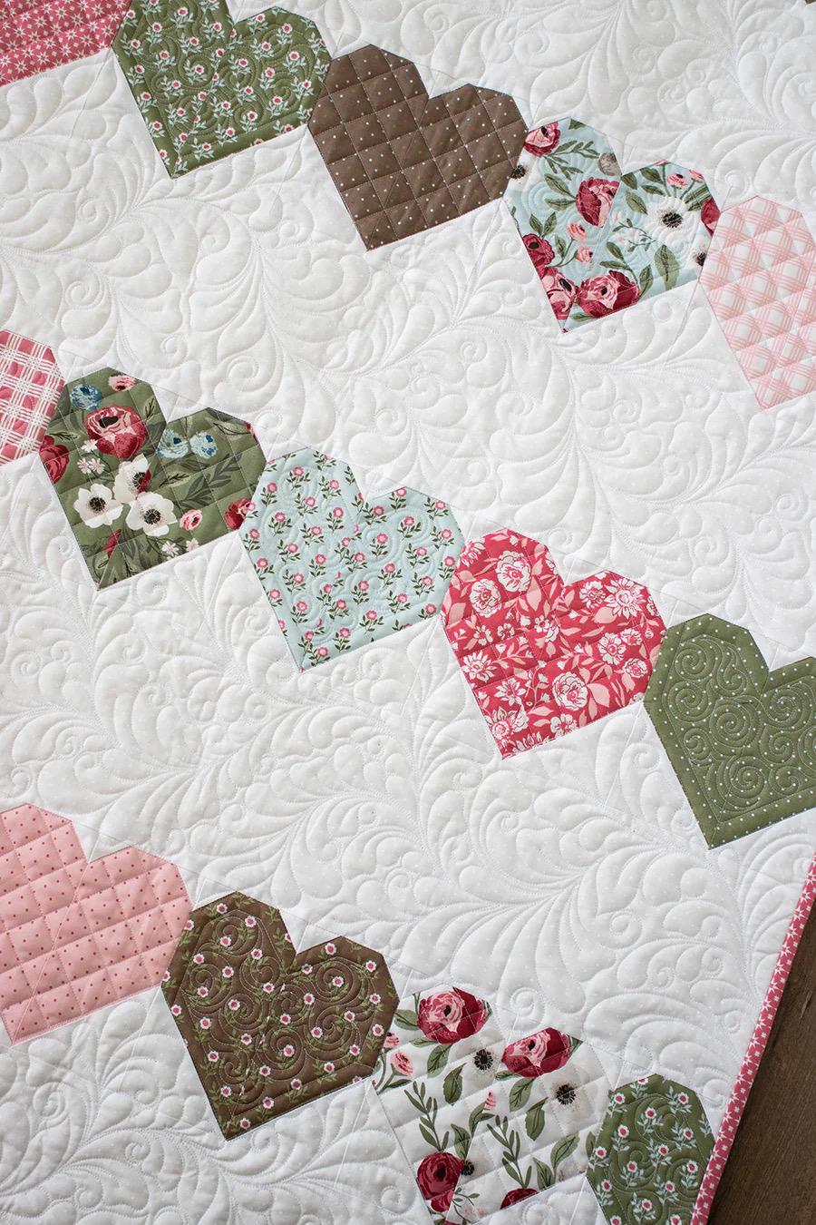 Lella Boutique Love Day Quilt Pattern Finished Size 72.5"x78.5" LB223