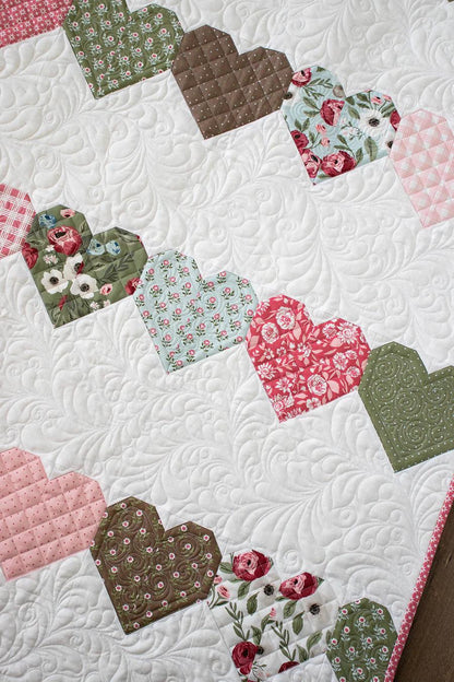 Lella Boutique Love Day Quilt Pattern Finished Size 72.5"x78.5" LB223