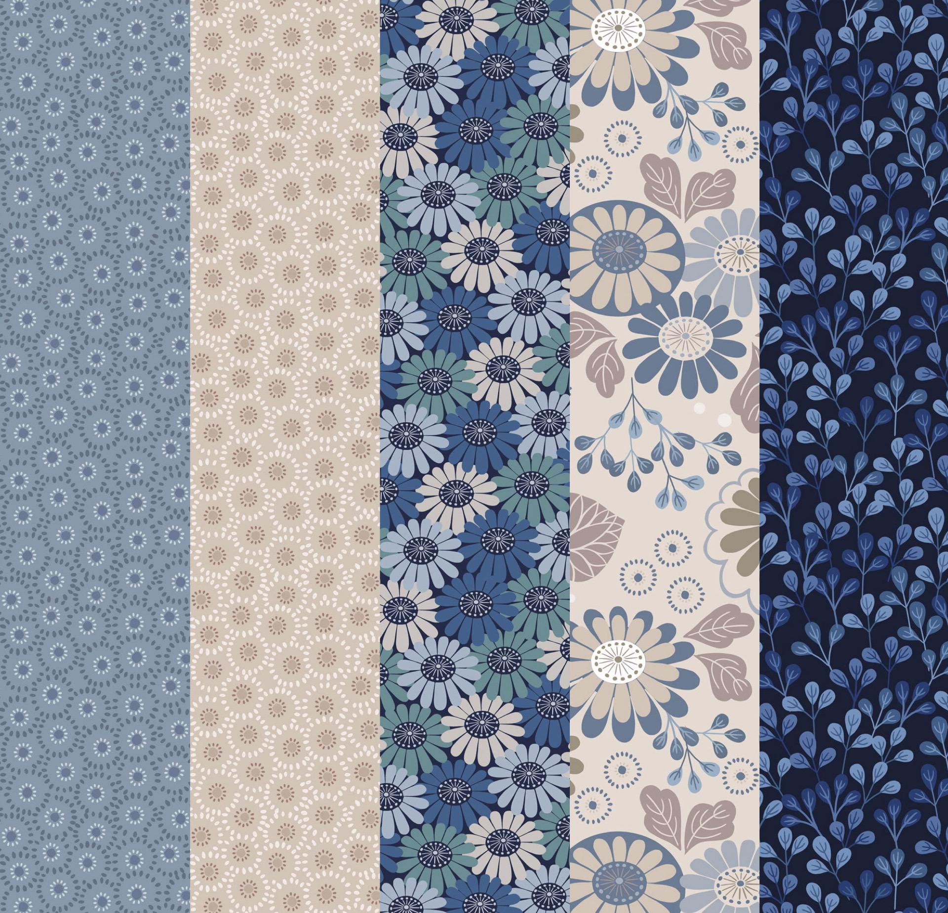 LIMITED EDITION!! Fabric Cafe Zenith Quilt Kit Featuring Lewis & Irene Shinrin Yoku Fabric Collection Finished Size: 50"x72"