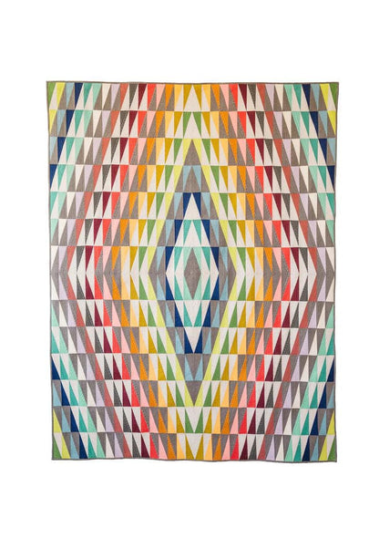 Sew Kind of Wonderful Tripping Out Quilt Pattern Finished Size: 64"x84"