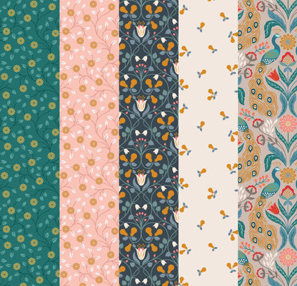 LIMITED EDITION!! Fabric Cafe Passage Quilt Kit Featuring Lewis & Irene Wintertide Fabric Collection Finished Size: 54”x63"