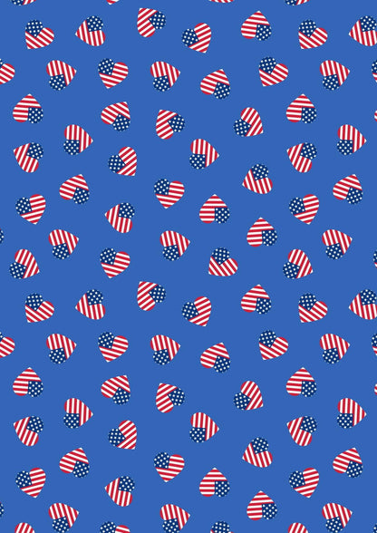 LIMITED EDITION Fabric Cafe Olde Glory Quilt Kit Featuring Lewis & Irene Americana Fabric Collection Finished Size: 44.5"x62.5"
