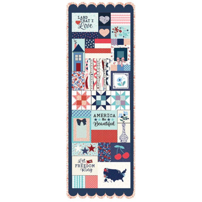 Kimberbell Star Spangled Beauty Ladder Quilt Collection (Options: Machine Embroidery CD, Embellishment Kit, Fabric Kit, and Thread Set)