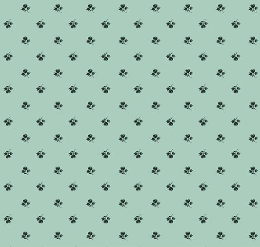 LAST BOLT!! Riley Blake Porch Swing Fabric Collection Tiny Flowers on Mint Premium 100% Cotton Quilt Shop Quality Fabrics