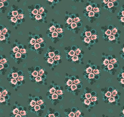 LAST BOLT!! Riley Blake Porch Swing Fabric Collection Vignettes on Hunter Premium 100% Cotton Quilt Shop Quality Fabrics