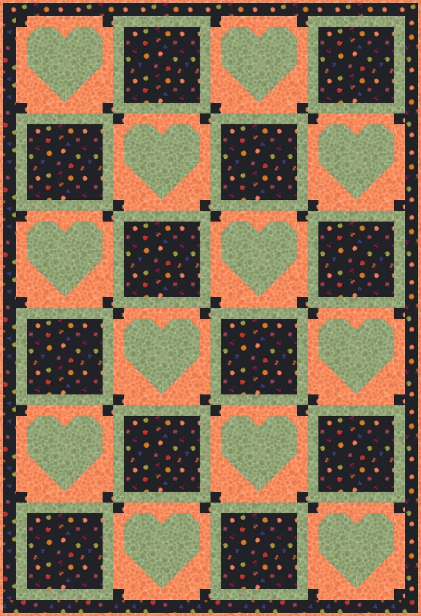 LIMITED EDITION!! Fabric Cafe Amore Quilt Kit Featuring Lewis & Irene Small Things Sweet Fabric Collection Finished Size: 39"x57"