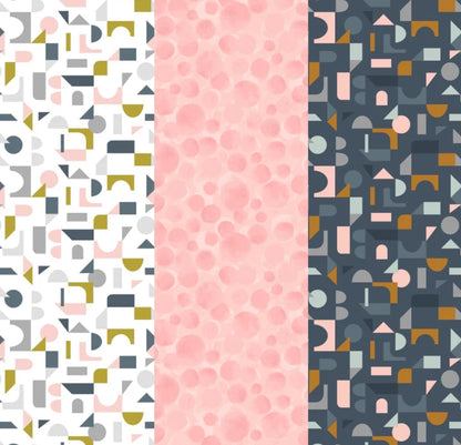LIMITED EDITION!! Fabric Cafe Amore Quilt Kit Featuring Lewis & Irene Forme Fabric Collection Finished Size: 39"x57"