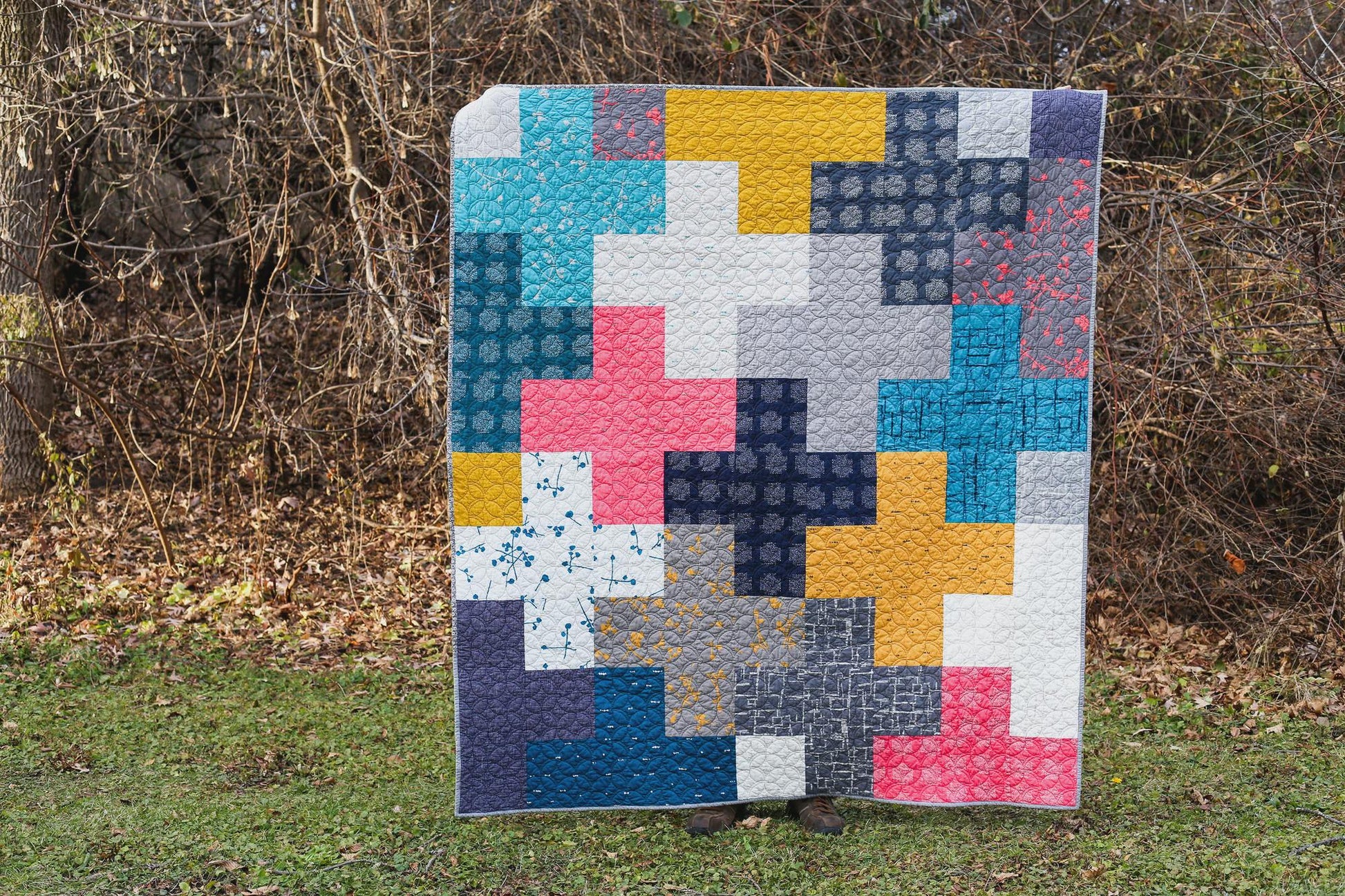 Jeni Baker Arithmetic Quilt Pattern -6 Size Variations Per Pattern