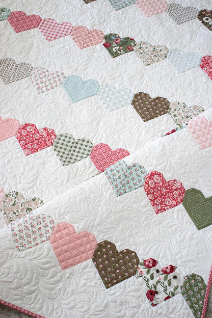 Lella Boutique Love Day Quilt Pattern Finished Size 72.5"x78.5" LB223