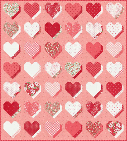 Lella Boutique Beloved Quilt Pattern Finished Size 74.5"x82.5" LB239