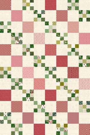 Laundry Basket Quilts Cranberry Chain Quilt Pattern - 3 Size Variations Per Pattern