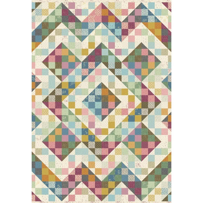 Laundry Basket Quilts Split Nine Patch Quilt Pattern Finished Size: 64.5"x64.45"