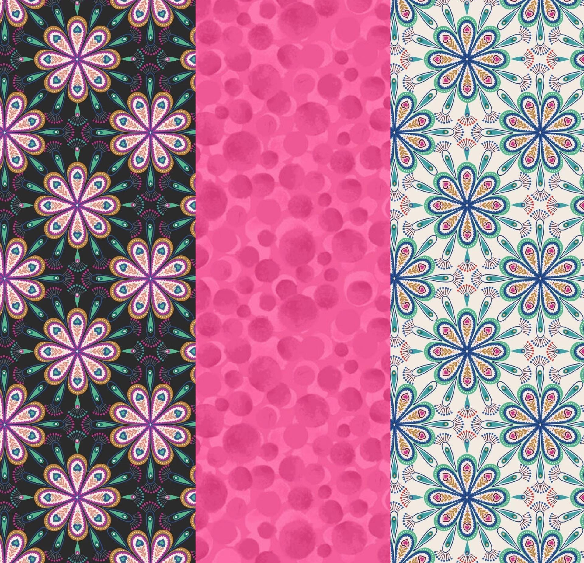 LIMITED EDITION!! Fabric Cafe Mosaic Quilt Kit Featuring Lewis & Irene Soraya Fabric Collection Finished Size: 42.5"x53.5"