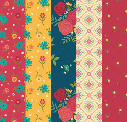 LIMITED EDITION!! Fabric Cafe Eclipse Quilt Kit Featuring Riley Blake Market Street Fabric Collection Finished Size: 52.5"x68.5"