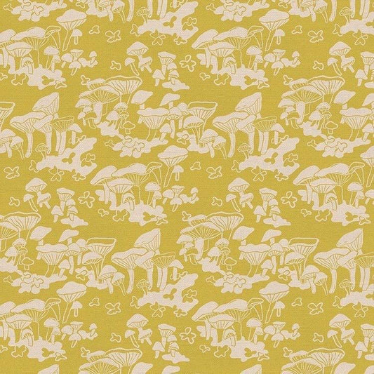 Paintbrush Studio Botanica Fabric Collection Forest Floor on Gold Authentic Premium 100% Cotton Quilt Shop Quality Fabrics