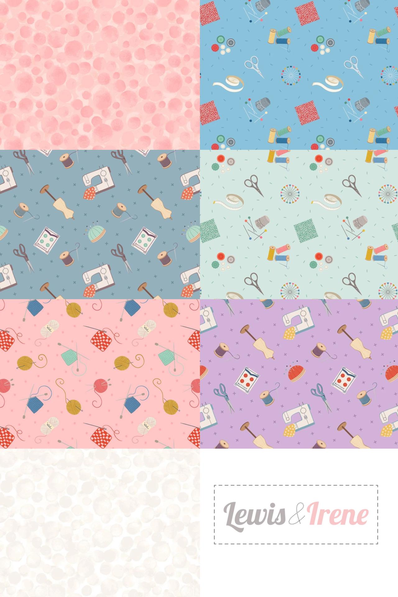 Limited Edition Pen + Paper Patterns Snap Happy Quilt Kit Featuring Lewis & Irene Small Things Crafts Fabric Collection