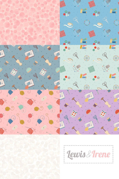 Limited Edition Pen + Paper Patterns Snap Happy Quilt Kit Featuring Lewis & Irene Small Things Crafts Fabric Collection