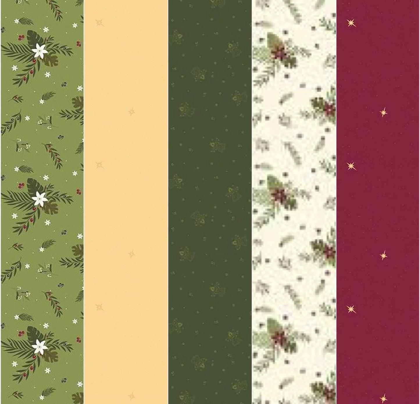 LAST ONE!! Limited Edition Fabric Cafe Zenith Quilt Kit Featuring Riley Blake Silent Night Fabric Collection Finished Size: 50"x72"