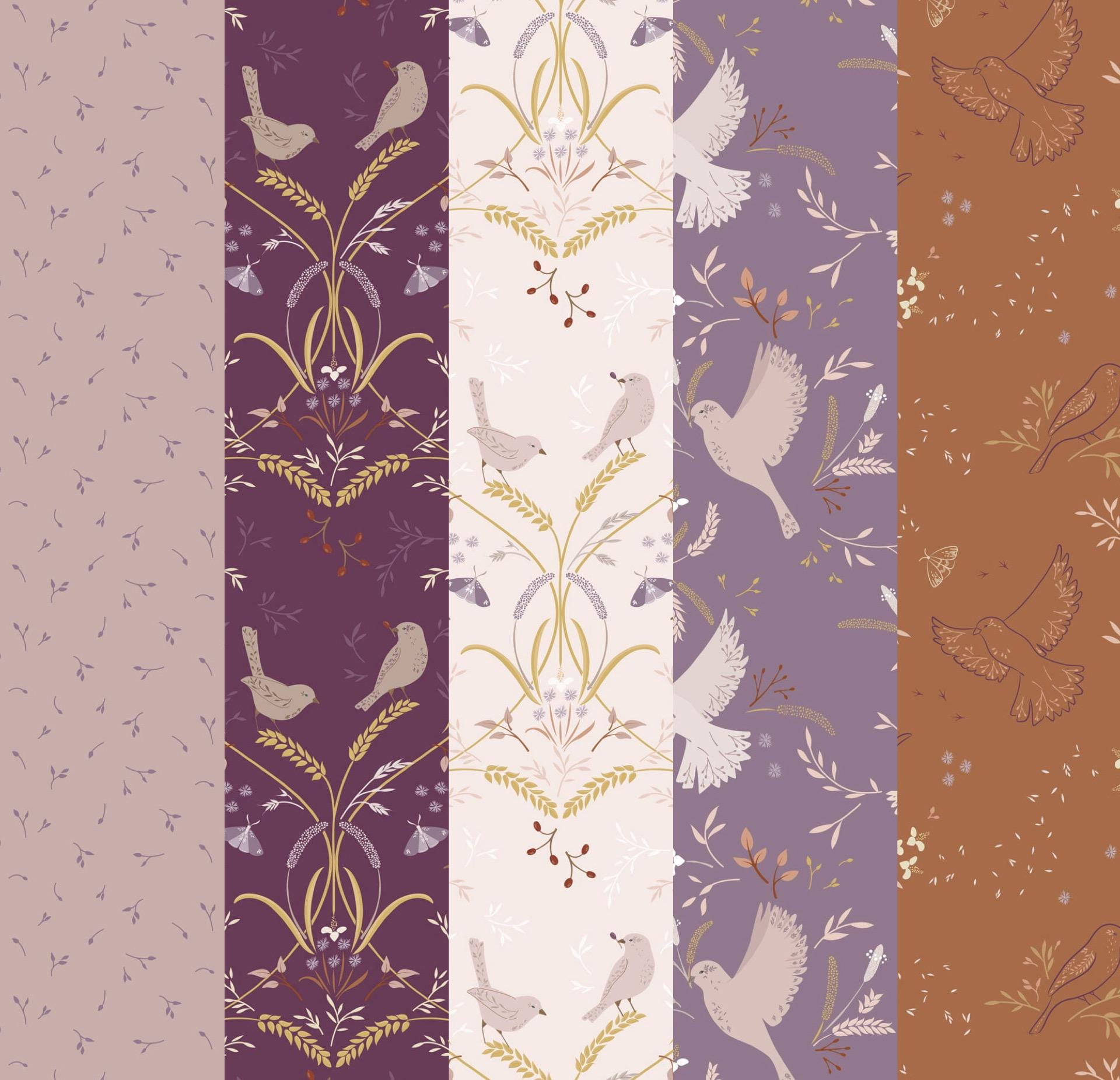 LIMITED EDITION!! Fabric Cafe Zenith Quilt Kit Featuring Lewis & Irene Meadowside Fabric Collection Finished Size: 50"x72"