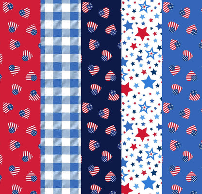 LIMITED EDITION!! Fabric Cafe Zenith Quilt Kit Featuring Lewis & Irene Americana Fabric Collection Finished Size: 50"x72"