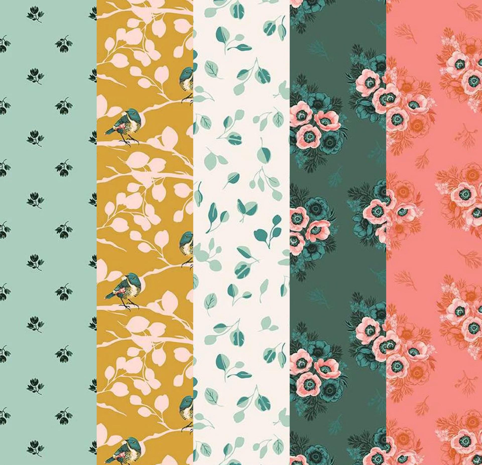 LIMITED EDITION!! Fabric Cafe Zenith Quilt Kit Featuring Riley Blake Porch Swing Fabric Collection Finished Size: 50"x72"