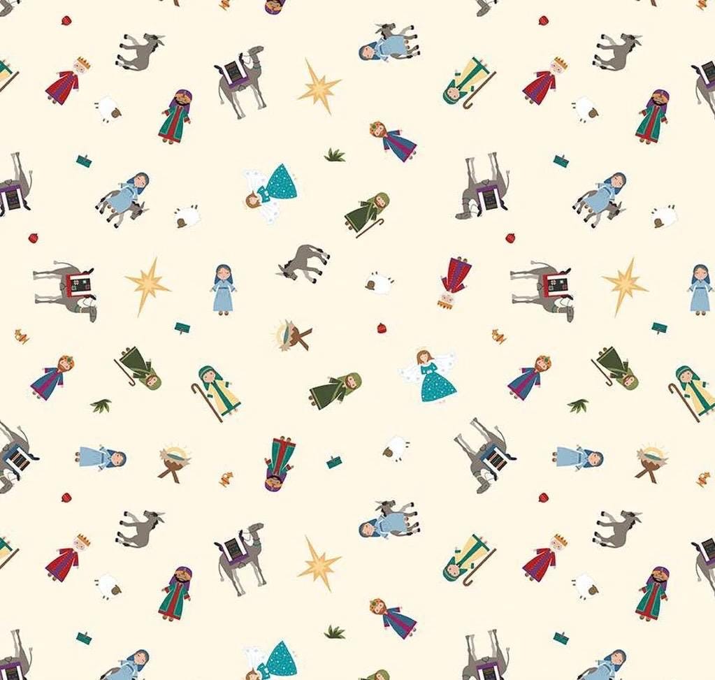 LAST ONE!! Limited Edition Fabric Cafe Zenith Quilt Kit Featuring Riley Blake Silent Night Fabric Collection Finished Size: 50"x72"