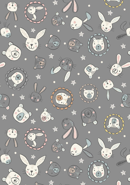 LIMITED EDITION!! Fabric Cafe Velocity Quilt Kit Featuring Lewis & Irene Bella Bunny and Bear Fabric Collection Finished Size: 57"x79"