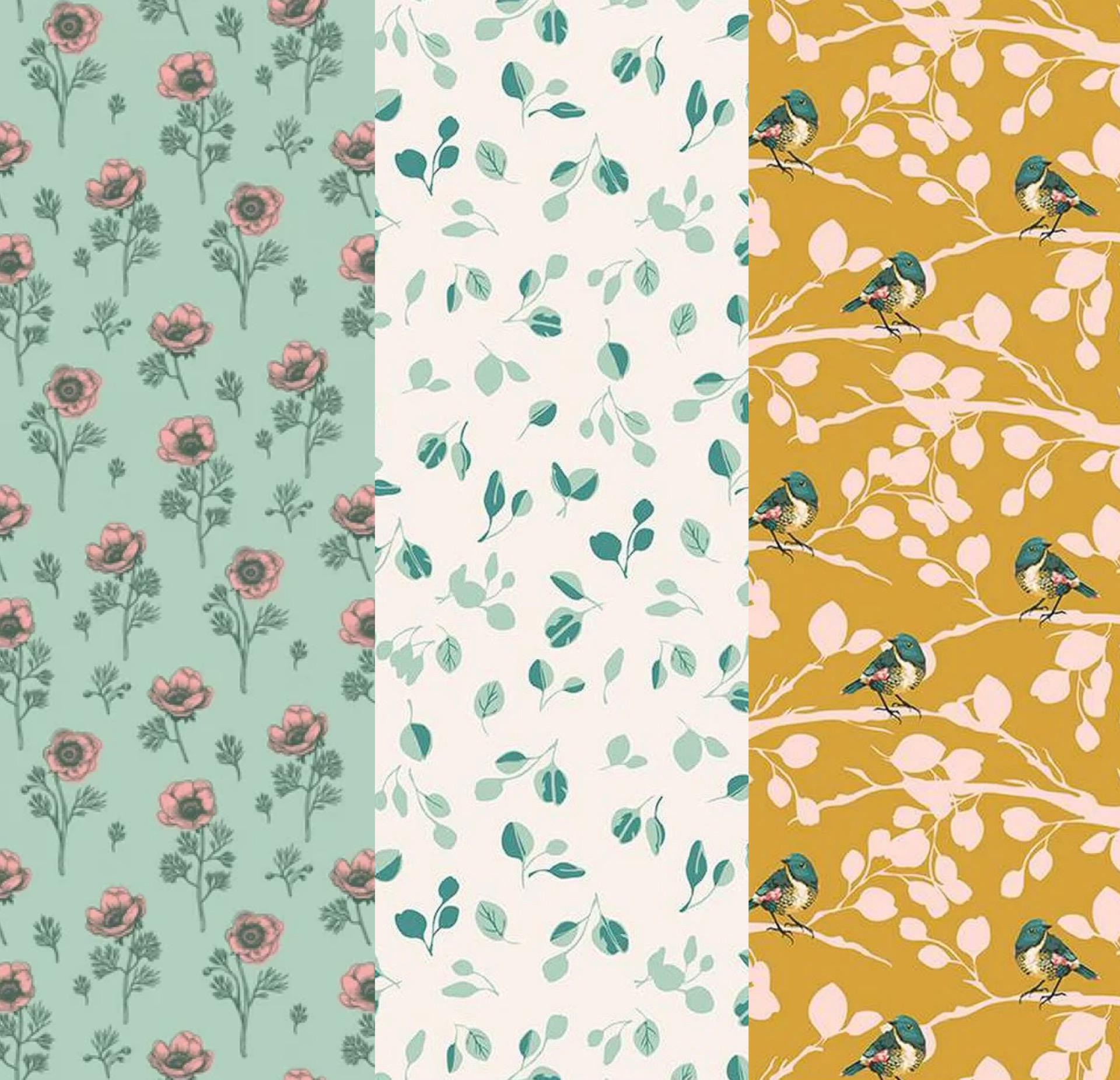 LIMITED EDITION!! Fabric Cafe Waves Quilt Kit Featuring Riley Blake Porch Swing Fabric Collection Finished Size: 44.5"x60.5"