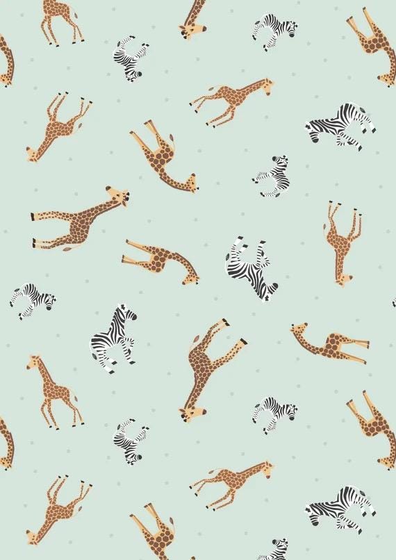 LIMITED EDITION!! Fabric Cafe Amore Quilt Kit Featuring Lewis & Irene Small Things Wild Animals Fabric Collection Finished Size: 39"x57"