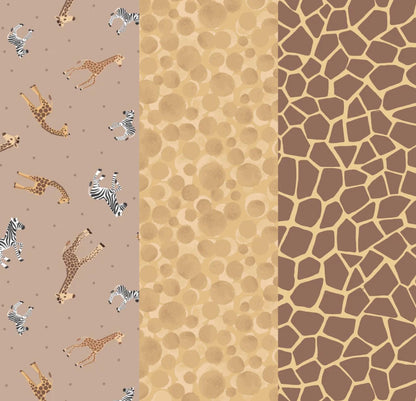 LIMITED EDITION!! Fabric Cafe Amore Quilt Kit Featuring Lewis & Irene Small Things Wild Animals Fabric Collection Finished Size: 39"x57"