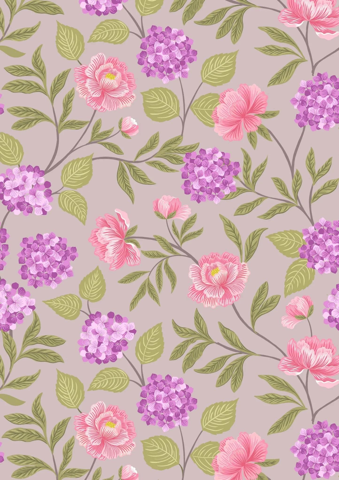 LIMITED EDITION!! Fabric Cafe Ashford Square Quilt Kit Featuring Lewis & Irene Love Blooms Fabric Collection Finished Size: 42.5"x60.5"