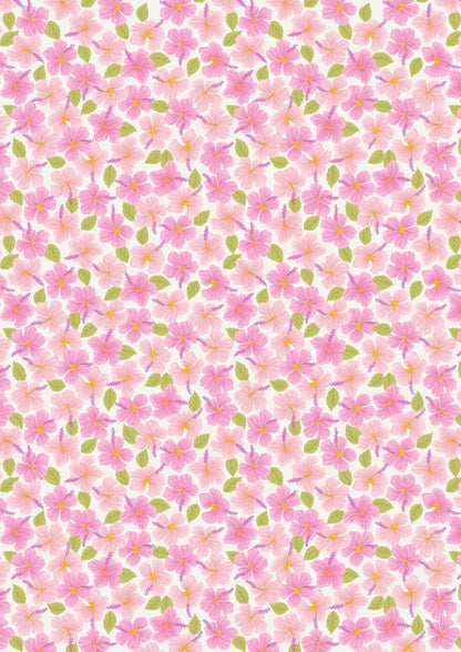 LIMITED EDITION Fabric Cafe Ashford Square Quilt Kit Featuring Lewis & Irene Hibiscus Hummingbird Fabrics Finished Size: 42.5"x60.5"